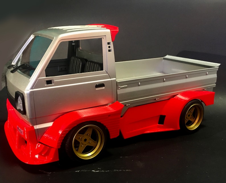 WPL D12 RC Car Truck Wide Body Kit Kei Truck Rc Drift Naughty Dragon Etsy