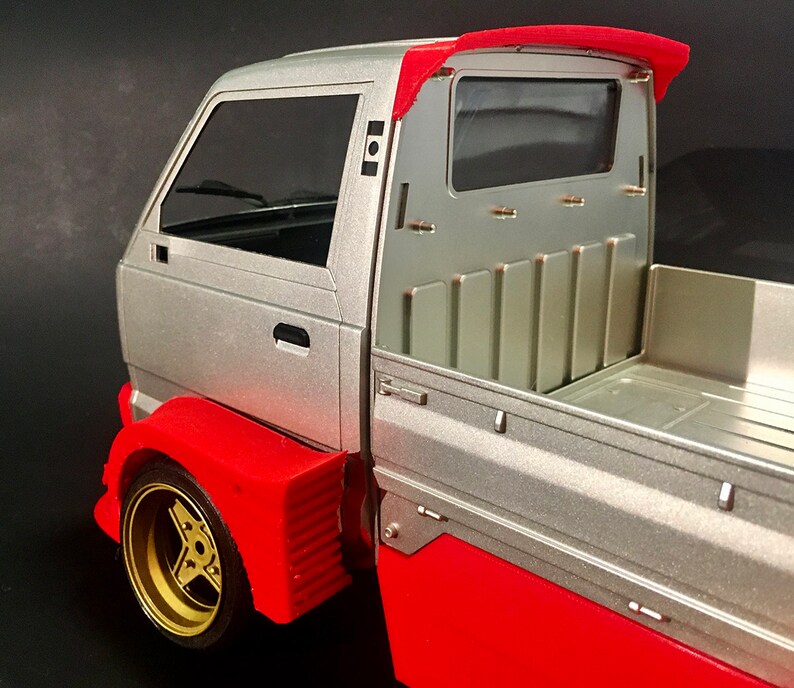 WPL D12 RC Car Truck Wide Body Kit Kei Truck Rc Drift Naughty - Etsy