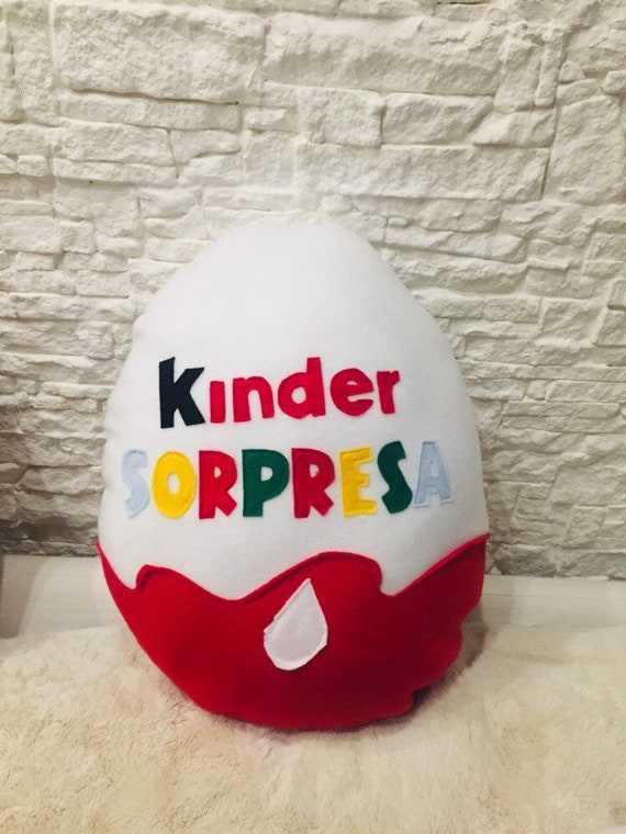 Oreiller Kinder oeuf coussin oeuf kinder surprise personnalisable -   France