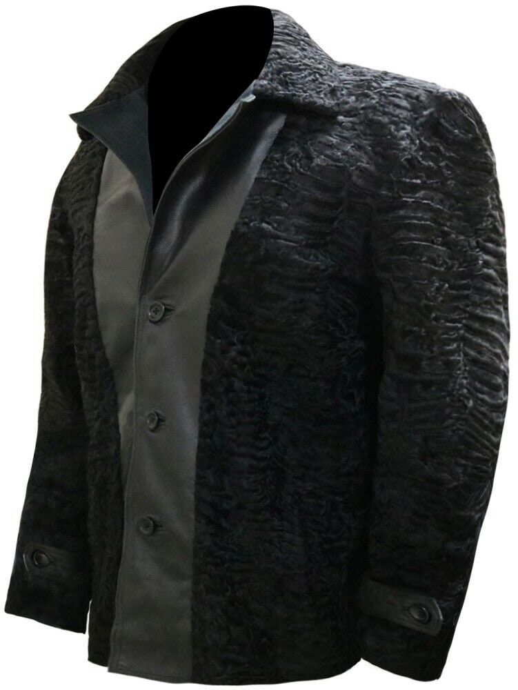 Mens persian lamb coat deals