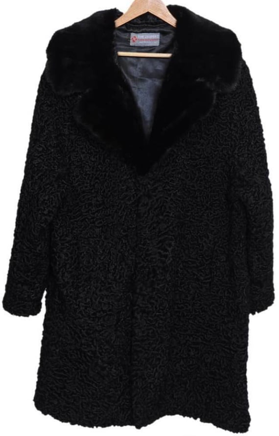 Persian lamb top coat mens