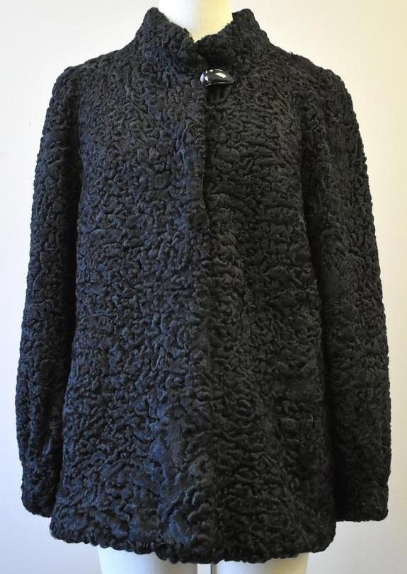 Women's 60s Black Persian Lamb Fur Coat Fast Shipping - Etsy