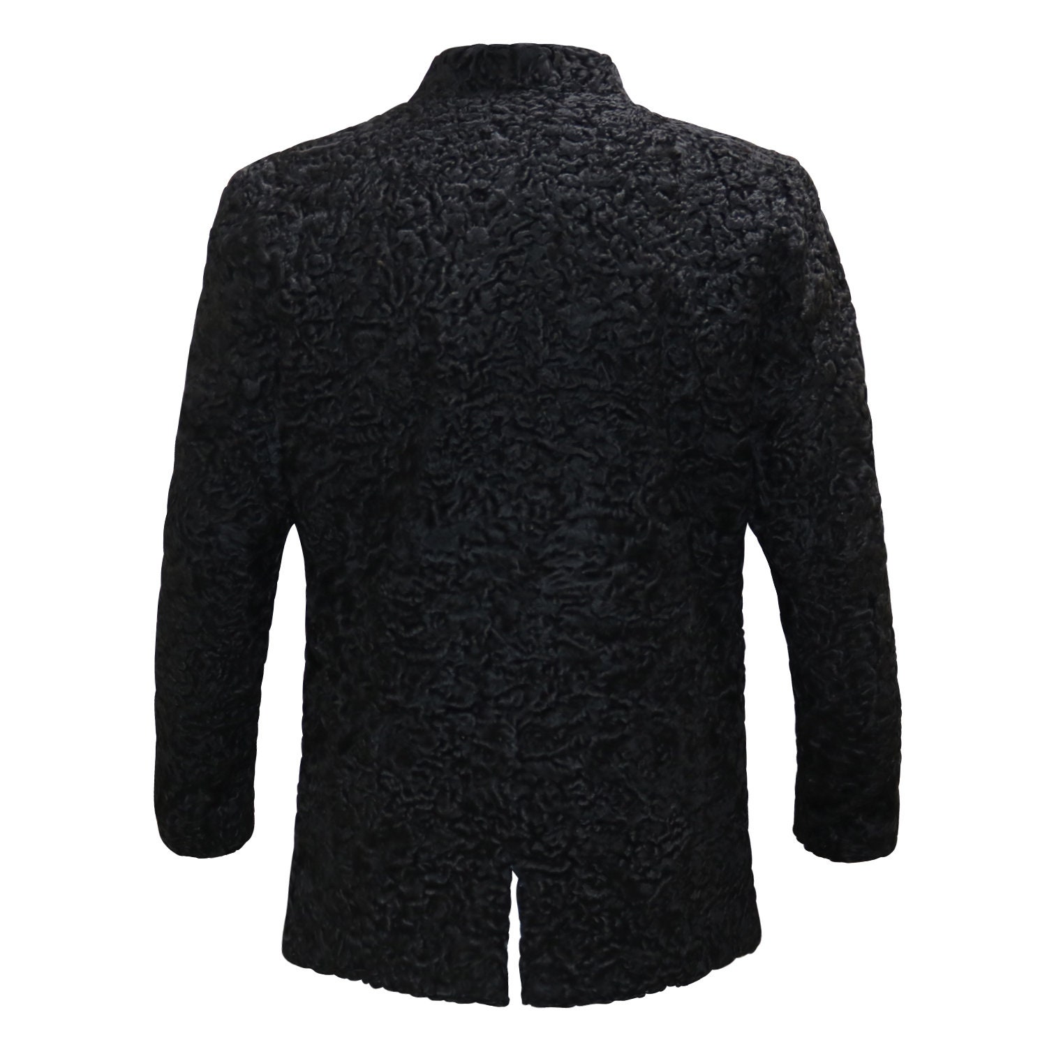 Persian Black Lamb Fur Coat Unisex Soft Karakul Lamb Fur | Etsy