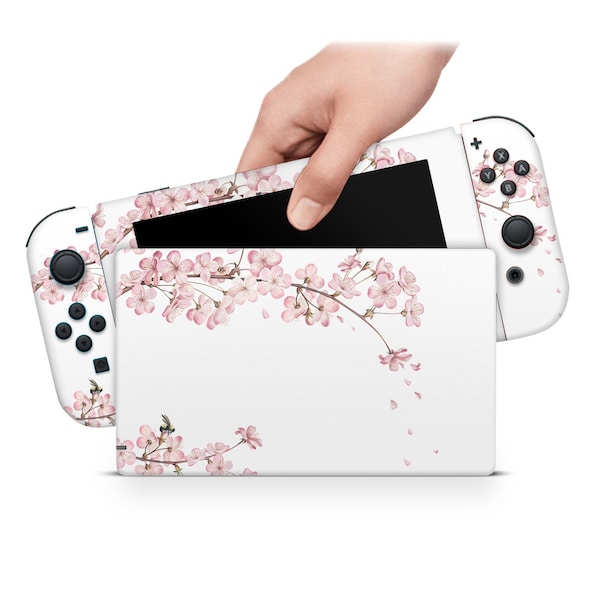 Nintendo Switch Skin Decal For Console Joy-Con And Dock Bouquet Branch