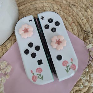 Sakura Cherry Blossom Silicone Thumb Grips 2pc Set
