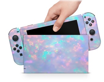 Gemstone Pattern  Switch Skin Decal For Console Joy-Con And Dock