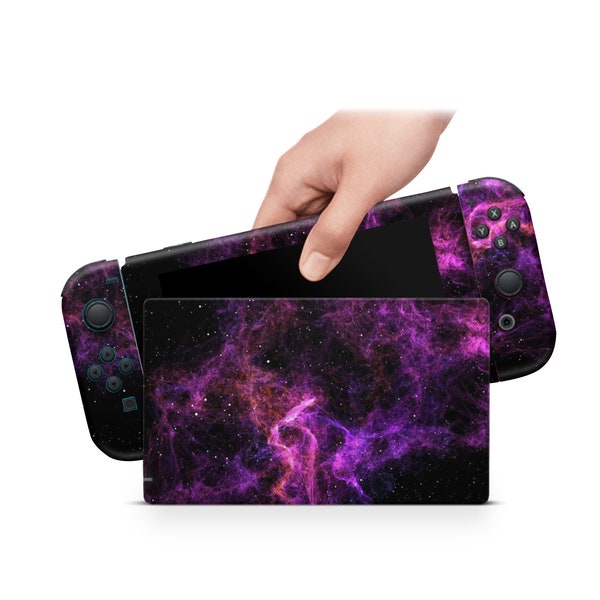 Astral Plum Nintendo Switch Skin Decal For Console Joy-Con And Dock