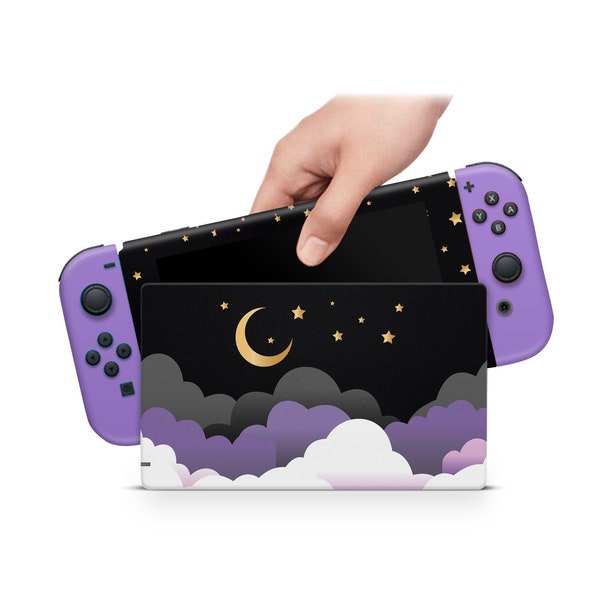 Nintendo Switch Skin Decal For Console Joy-Con And Dock Luna Paradise