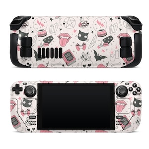 Steam Deck Valve Skins Vinyl Sticker Magic Pinky Design Premium Skin