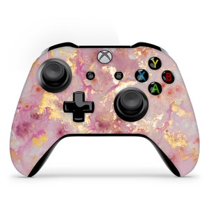 Heltäckande skin-dekalklistermärke för Xbox Regular Controller Rosa Guld