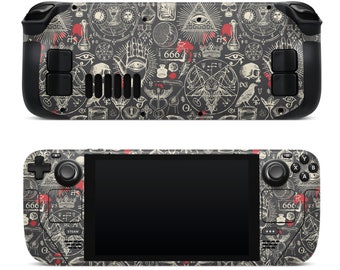 Steam Deck Valve Skins Vinyl Sticker Occult Design Premium Skin