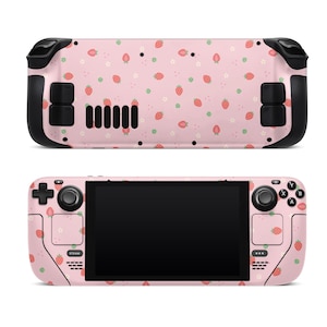 Steam Deck Valve Skins Vinyl Sticker Strawberry Design Premium Skin