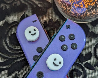 Tapas para joystick Little Ghost, empuñaduras de silicona para el pulgar (2 unidades)