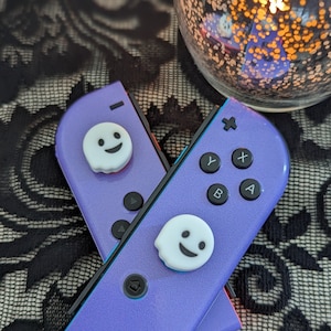 Little Ghost Joystick Caps, Silicone Thumb Grips 2 pcs