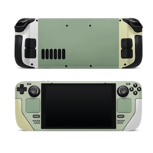 Steam Deck Valve Skins Vinyl Sticker Green Design Premium Skin