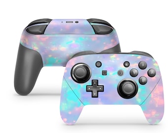 Switch Pro Controller Skin Decal Sticker Blurry Gemstone