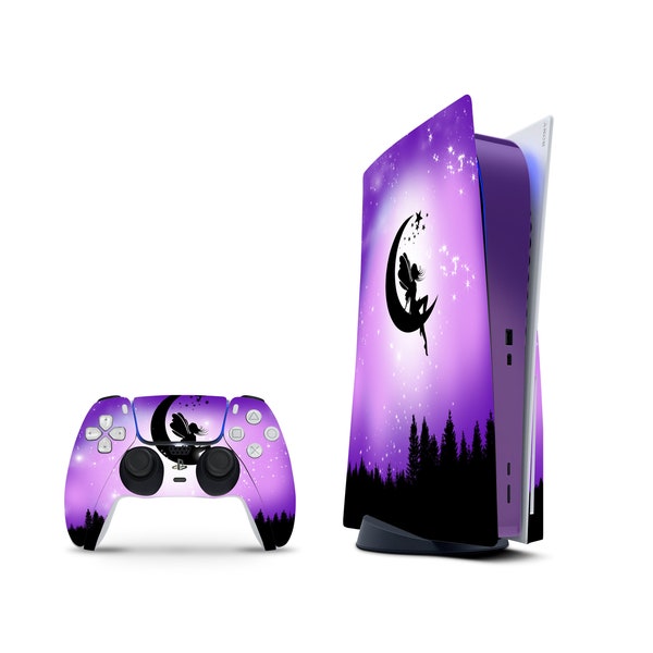 Fantasy Skin Decal For PS5 Playstation 5 Console And Controller , Full Wrap Vinyl For PS5
