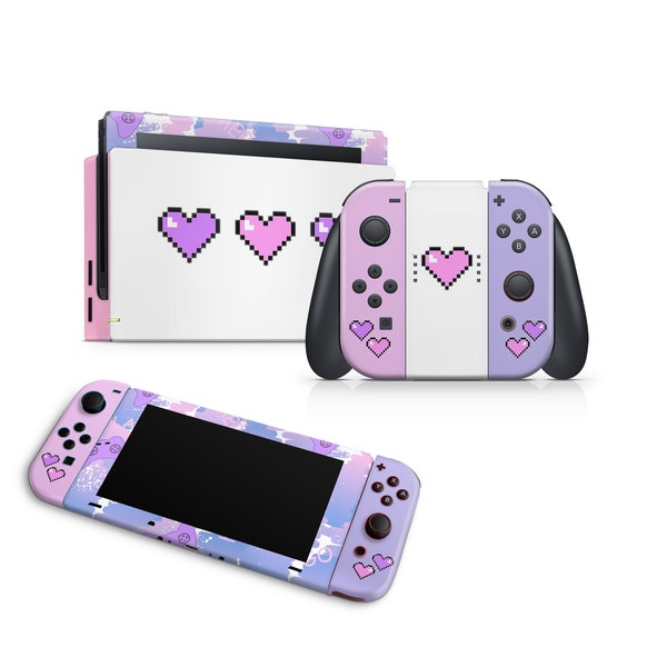 Nintendo Switch Skin Decal For Console Joy-Con And Dock Gaming Girl