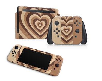 Heart Nintendo Switch Skin Decal For Console Joy-Con And Dock