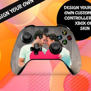Custom Controller Skin Wrap Compatible with Xbox – Create Your Own Design | 3M Vinyl Full Wrap Decal