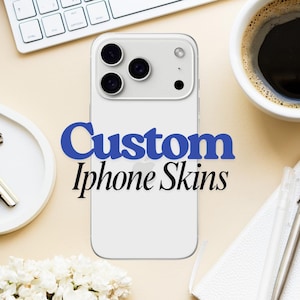 Custom iPhone Skin 2025 – Personalized iPhone 17 Decal Wrap | Premium 3M Vinyl Protective Cover | Custom Phone Skin Design