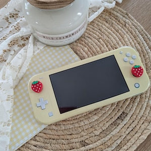Pastel Yellow Skin Decal For Gaming Console Premium 3M Vinyl Wrap Compatible With Switch Lite