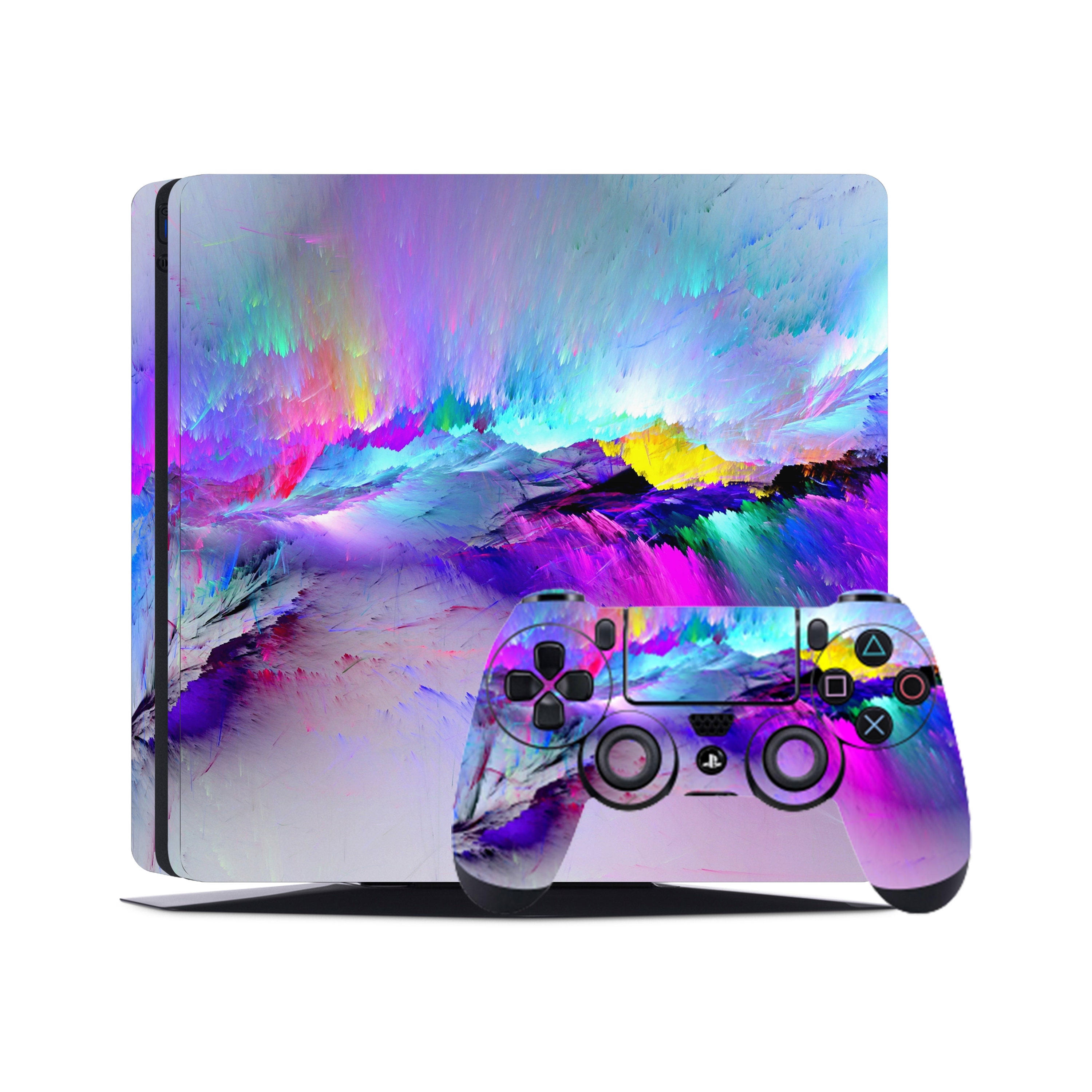 PS4 Slim Pro Fat Playstation 4 Console Controller Skin Decal 