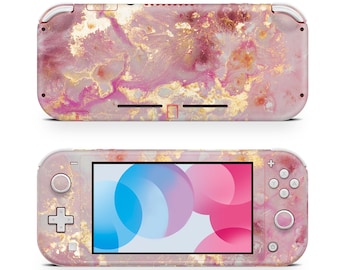 Rose Granit Skin Decal For Gaming Console Premium 3M Vinyl Wrap Compatible With Switch Lite
