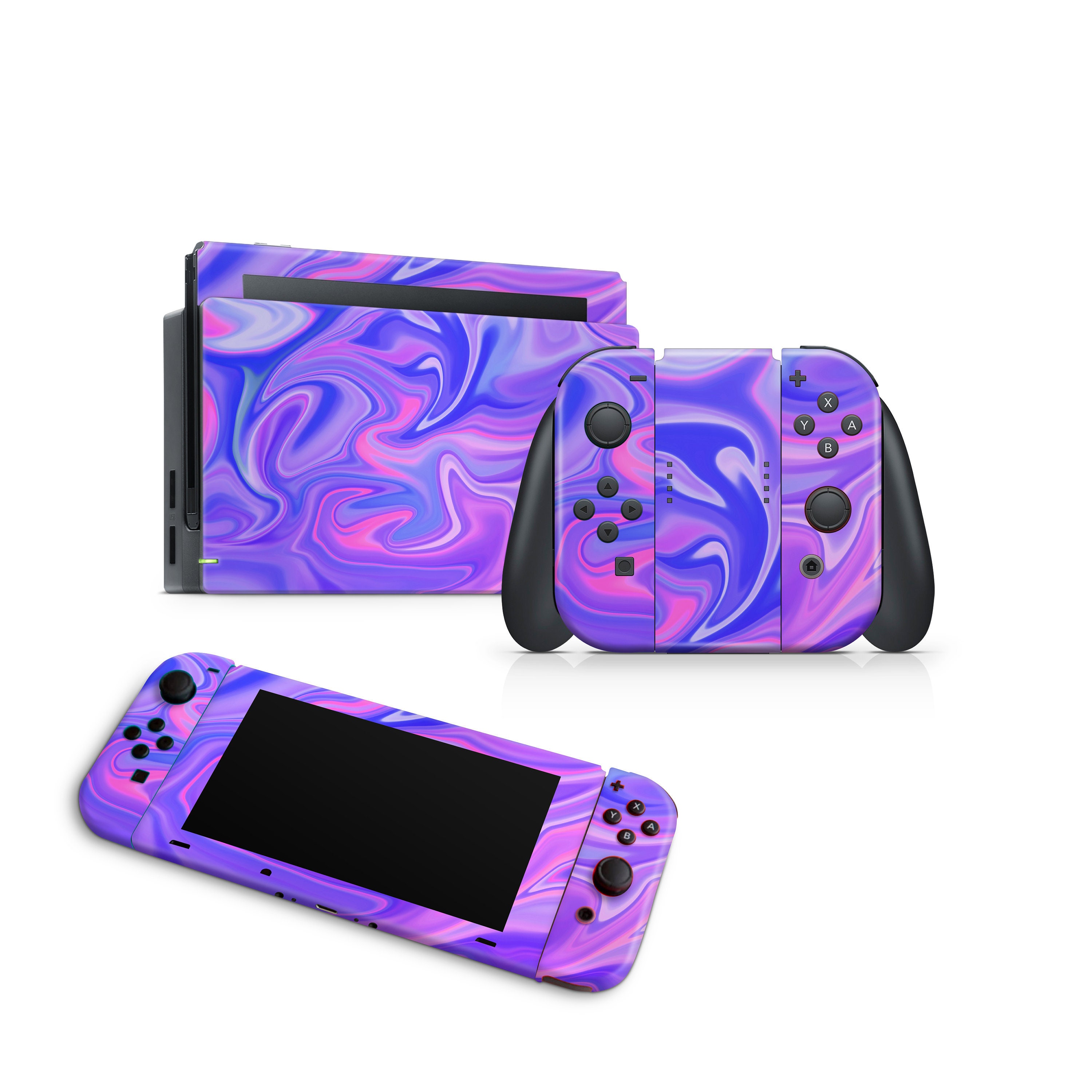 Nintendo Switch Skin Decal for Console Joy-con and Dock Waving - Etsy ...