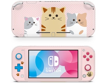 Nintendo Switch Lite Skin Decal For Game Console Multi Cats