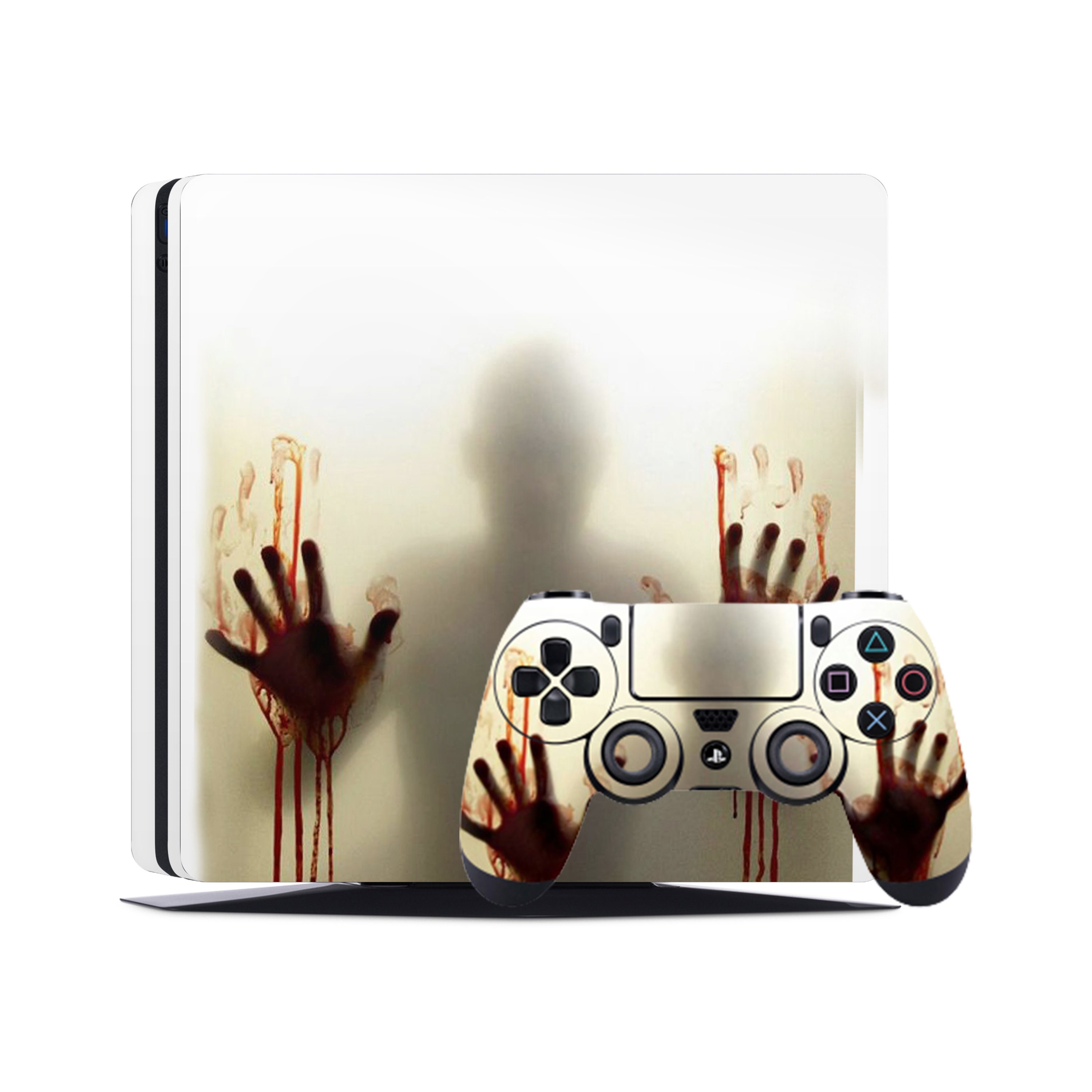 PS4 Decal for Playstation 4 Console Zombie Blood - Etsy