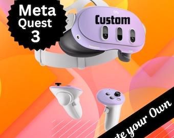 Calcomanía personalizada para Meta Quest 3: personaliza tus auriculares y mando