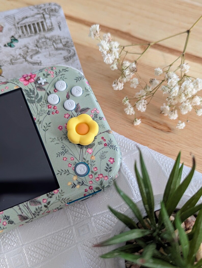 Foliage Green Skin Decal For Gaming Console Premium 3M Vinyl Wrap Compatible With Switch Lite image 7