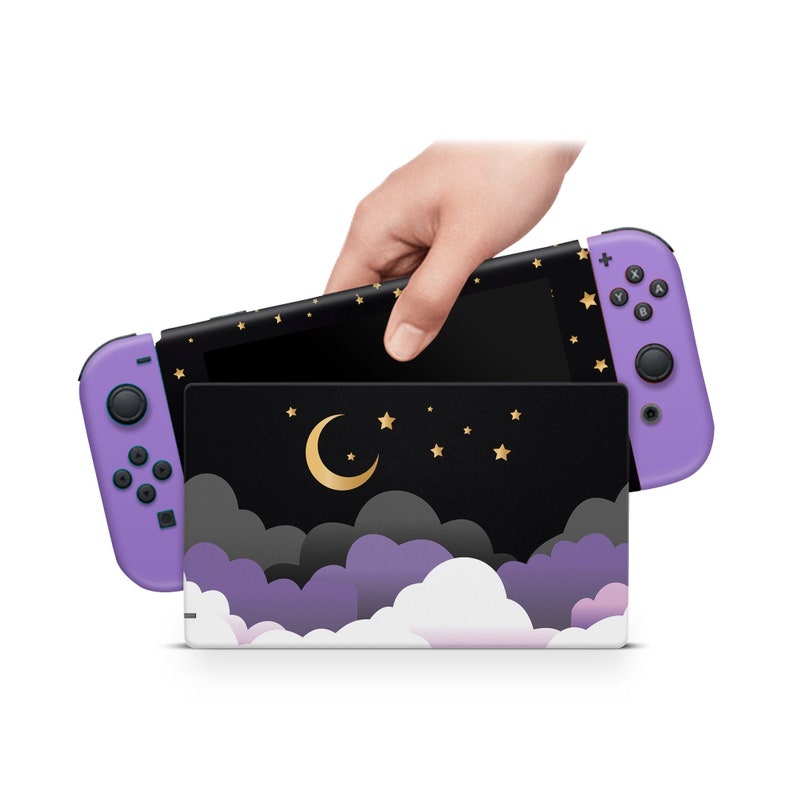 Nintendo Switch Skin Decal For Console Joy-Con And Dock Luna Paradise 