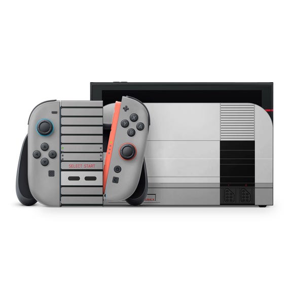 Retro Game Skin Decal For Gaming Console Premium 3M Vinyl Wrap Compatible With Switch 2