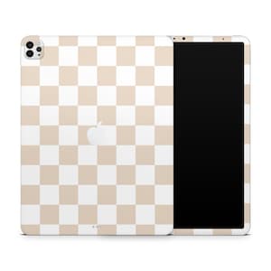 Adhesivo 3M con diseño de tablero de ajedrez natural para iPad Air Pro Mini