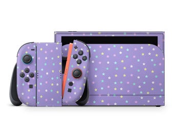 Switch 2 Skin – Starry - Pastels Design |  Protective Pastel Gaming