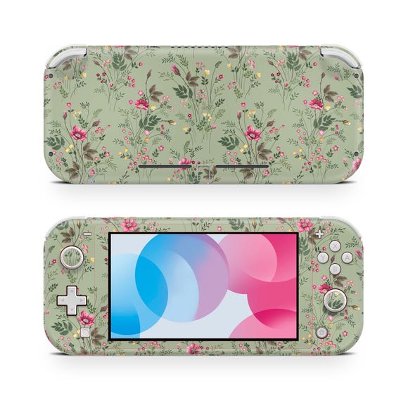 Foliage Green Skin Decal For Gaming Console Premium 3M Vinyl Wrap Compatible With Switch Lite