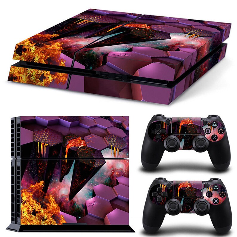 Ps4 Slim Pro Fat Playstation 4 Console Controller Skin Decal Etsy