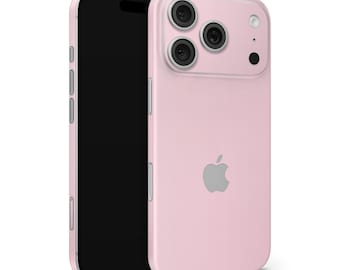 Pink iPhone Skin – Solid Color Full Cover Wrap | Premium 3M Vinyl