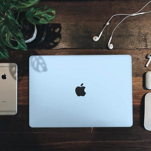 Baby Blue MacBook Skin: Vinyl Decal Sticker