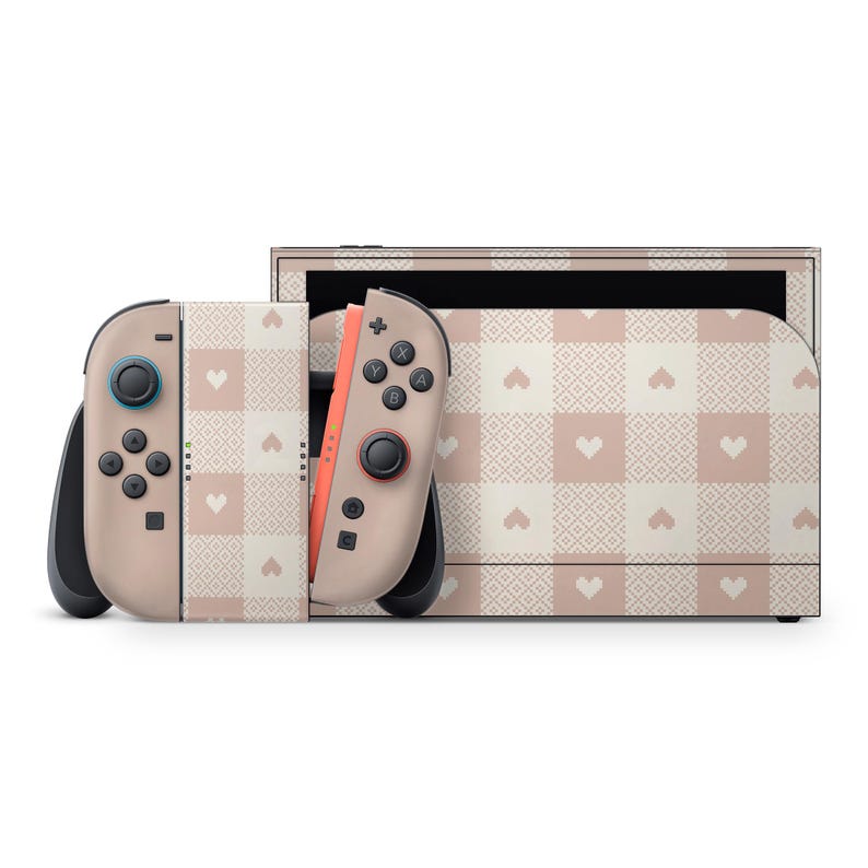 Nintendo Switch 2 Skin 3M Decal Gingham Design –  Aesthetic by ZoomHitSkins