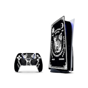 Decalcomania Ouija Skin per console e controller PS5 Playstation 5, vinile avvolgente completo per PS5