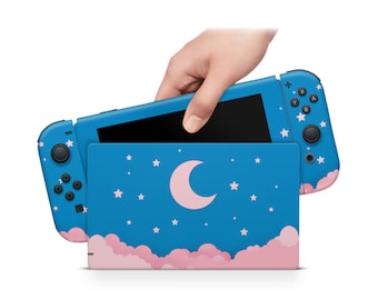 Nintendo Switchのロゴと文字入りビニールステッカー - 複数のカラーを