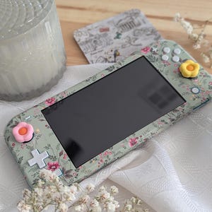 Foliage Green Skin Decal For Gaming Console Premium 3M Vinyl Wrap Compatible With Switch Lite image 6