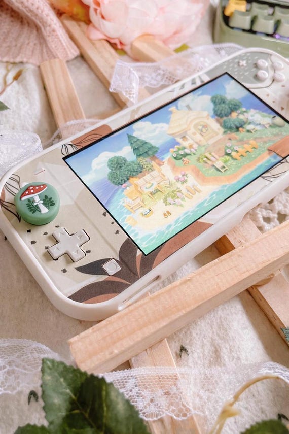 Boho Skin Decal For Gaming Console Premium 3M Vinyl Wrap Compatible With Switch Lite