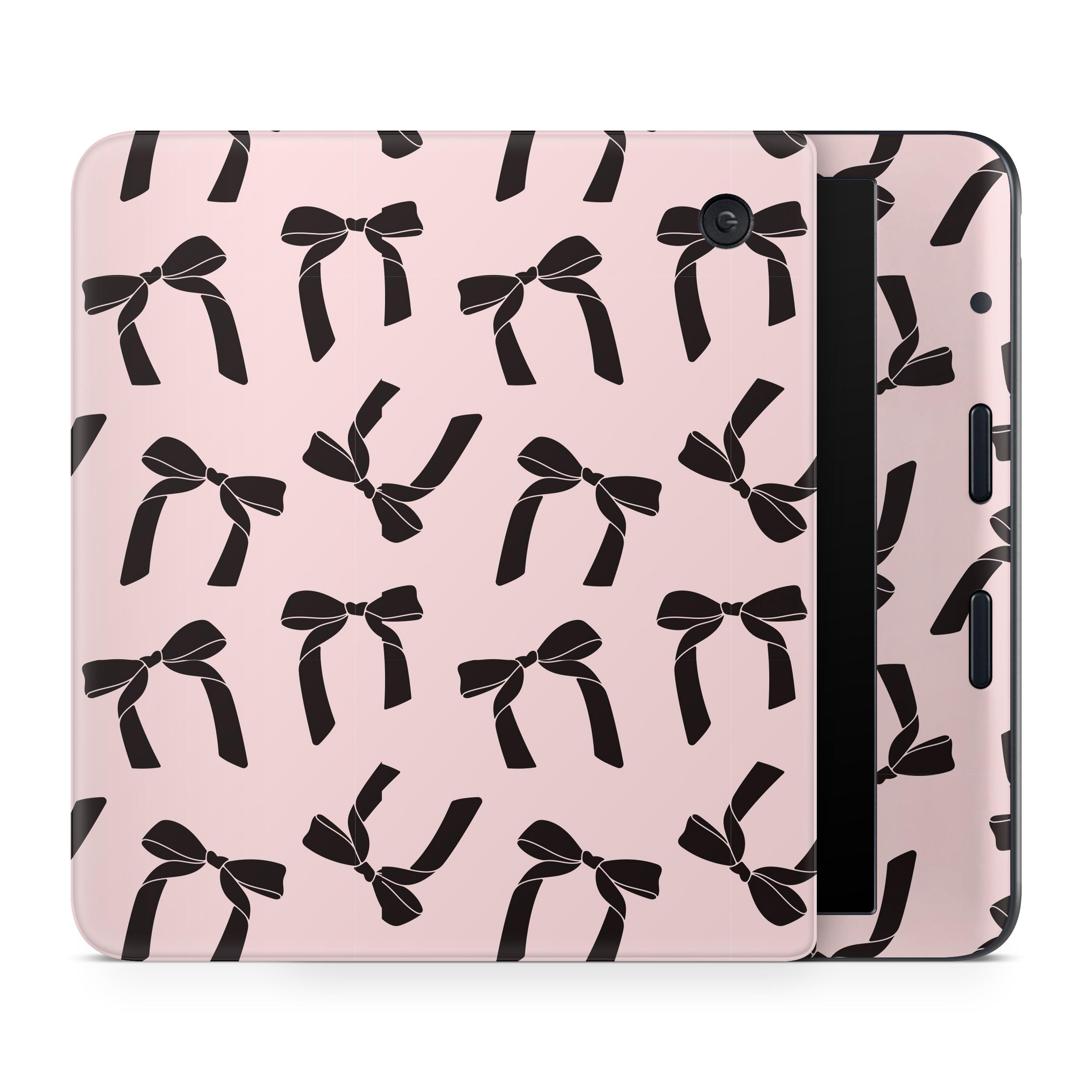Kobo Bows Coquette Skin - Fits Libra, Clara & Nia Stylish Protective Vinyl Decal Cove