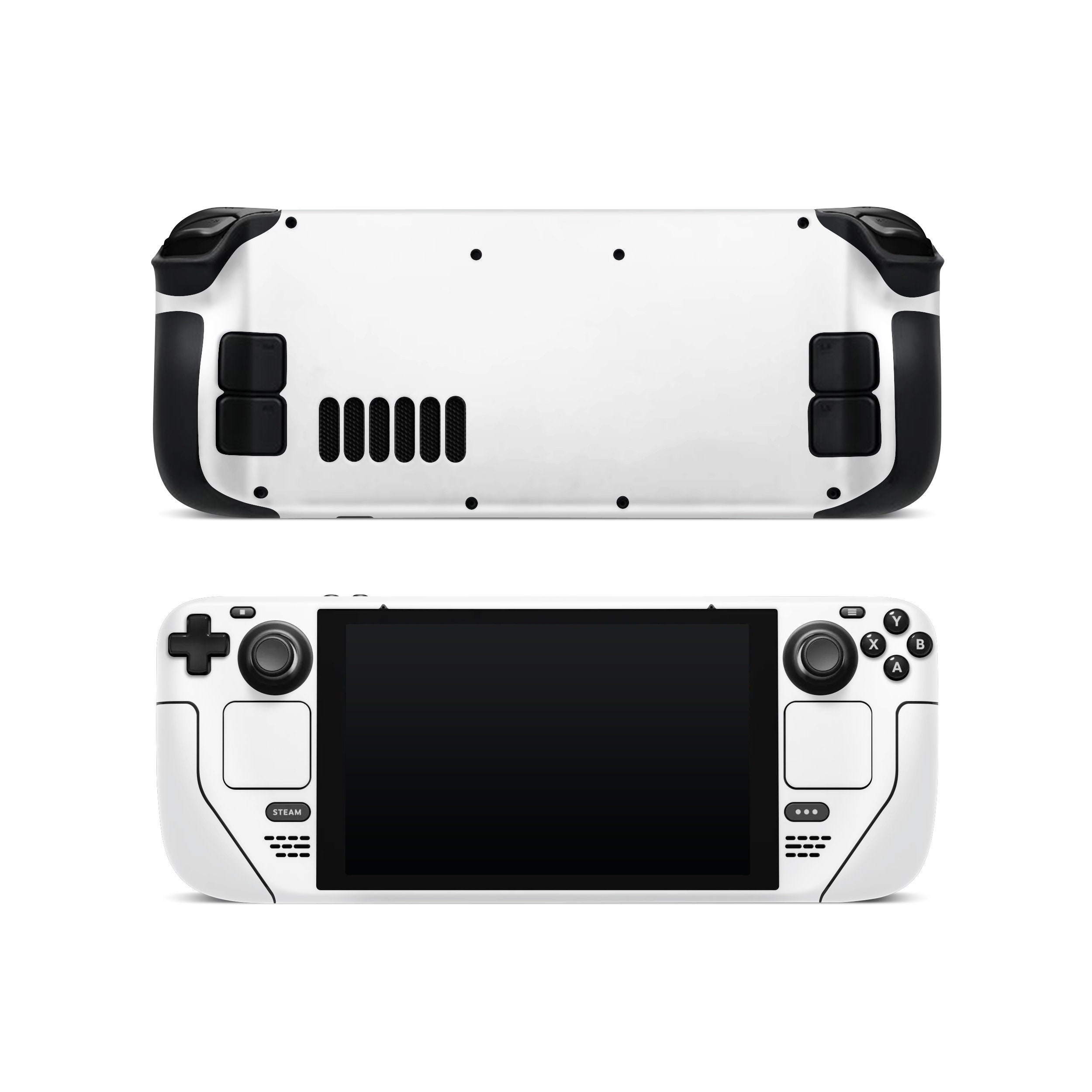 Steam Deck Valve Skins Vinyl Sticker White Design Premium Skin
