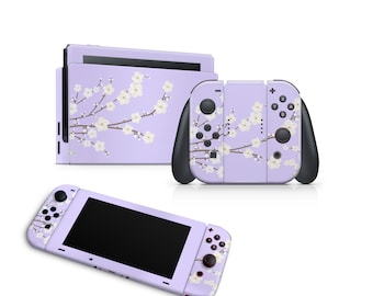 Vinilo decorativo para consola Switch, Joy-Con y base Elegant Bloom