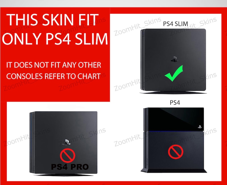 PS4 Slim Playstation 4 Console Skin Decal Sticker Army Gun 2 Controller Skins
